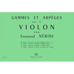 NERINI Emmanuel Gammes et arpèges Vol.1 (à 2 octaves)