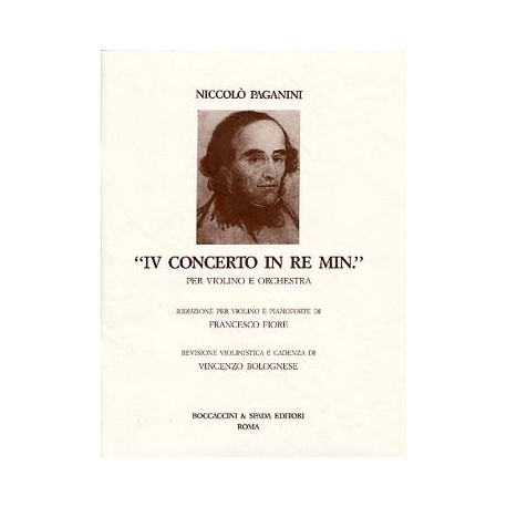 PAGANINI Concerto n° 4 en Ré mineur