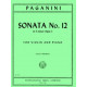 PAGANINI Sonata n° 12 in E minor, op. 3