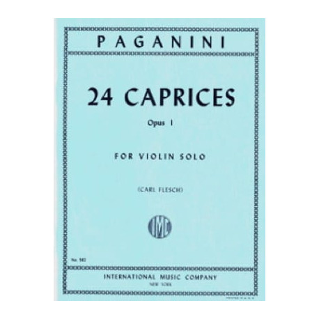 PAGANINI 24 Caprices op. 1 Flesch