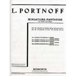 Leo Portnoff Fantaisie Russe N° 4 en Mi Mineur