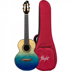 FLIGHT UKULELE TENOR FADED BLUE 10TH ANNIVERSARY