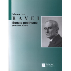 RAVEL Sonate posthume violon et piano