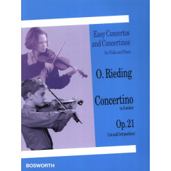 Oskar Rieding Concertino op. 21 en La mineur violon et piano