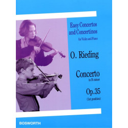 Oskar Rieding Concerto op. 35 en si mineur violon et piano