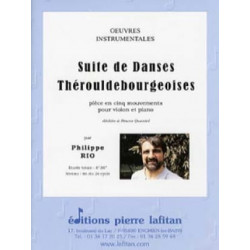 Philippe Rio Suite de danses Thérouldebourgeoises violon et piano