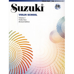 SUZUKI Violin School Volume 2 avec CD Violin Part