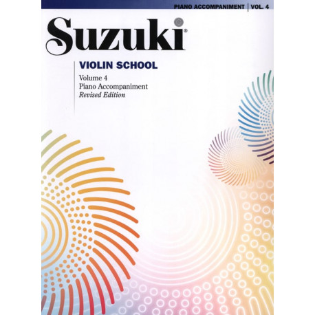 SUZUKI Violin School Vol.4 - Accompagnement Piano