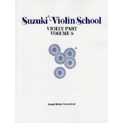 SUZUKI Suzuki violin school vol. 8 - version révisée