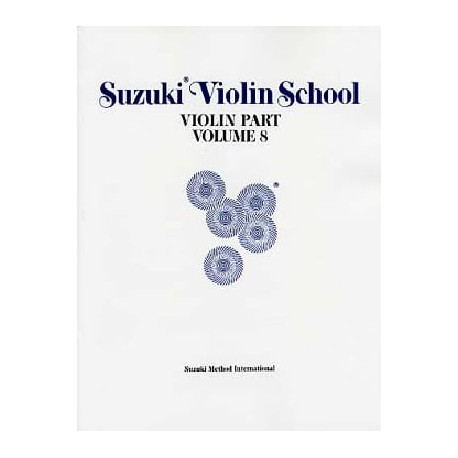 SUZUKI Suzuki violin school vol. 8 - version révisée