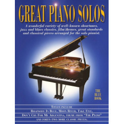 GREAT PIANO SOLOS BLEU