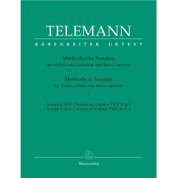 TELEMANN 12 Sonates Méthodiques Volume 1