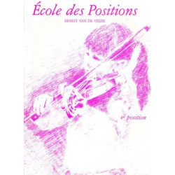 VAN de VELDE Ernest Ecole des positions 4ème