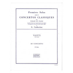 Viotti Giovanni Battista / Catherine Georges 1er solo du Concerto n° 12