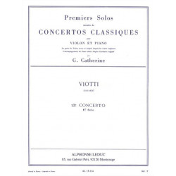 Viotti Giovanni Battista / Catherine Georges 1er solo du Concerto n° 13