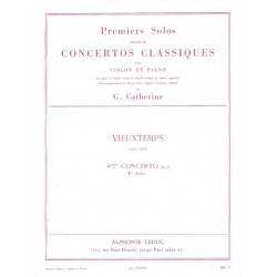 Vieuxtemps Henri / Catherine Georges 1er Solo du Concerto n° 4 op. 31