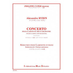 RYDIN ALEXANDRE CONCERTO CLARINETTE ET PIANO