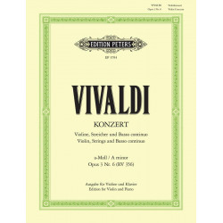 VIVALDI Concerto Violon la mineur op. 3 n° 6 RV 356