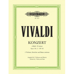 VIVALDI Konzert D-Moll Op. 3 N° 11 Rv 565