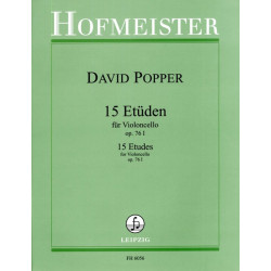 David Popper 15 Etudes op. 76/1