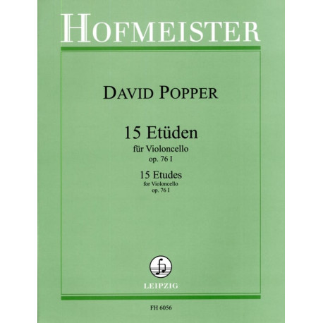 David Popper 15 Etudes op. 76/1