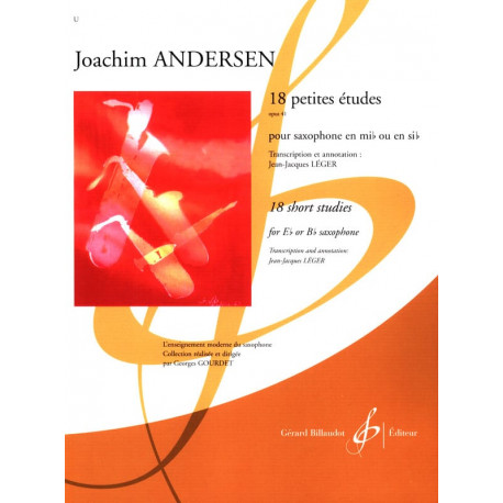 ANDERSEN 18 Petites Etudes Opus 41