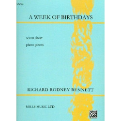 Richard Rodney Bennett A Week of Birthdays