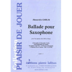 Alexandre Carlin Ballade pour saxophone