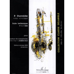 Pedro Iturralde Suite Hellénique 4 saxophones