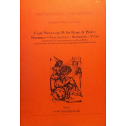 Reinhold Glière 4 Pieces, Op. 35