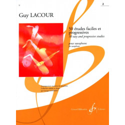 Guy Lacour 50 Etudes Faciles et Progressives Volume 2