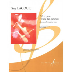 Guy Lacour Précis pour l'Etude des Gammes