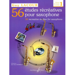 Guy Lacour 56 Etudes Récréatives Volume 1 - 30 Etudes