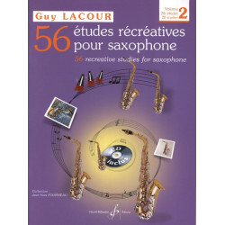 Guy Lacour 56 Etudes Récréatives Volume 2 - 26 Etudes