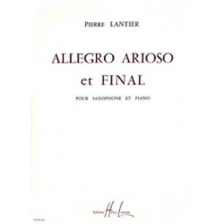 Pierre Lantier Allegro, Arioso Et Final