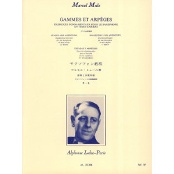Marcel Mule Gammes et Arpèges - Volume 1
