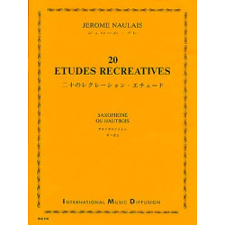 Naulais jerome 20 Études récréatives