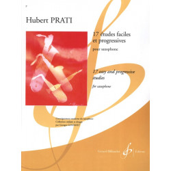 Hubert Prati 17 Etudes Faciles Et Progressives