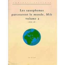Emmanuel Séjourné et Philippe Velluet Les saxophones Mib parcourent le monde volume 2