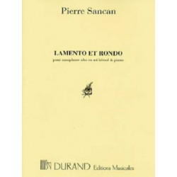 Pierre Sancan Lamento Et Rondo