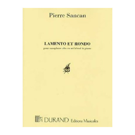 Pierre Sancan Lamento Et Rondo