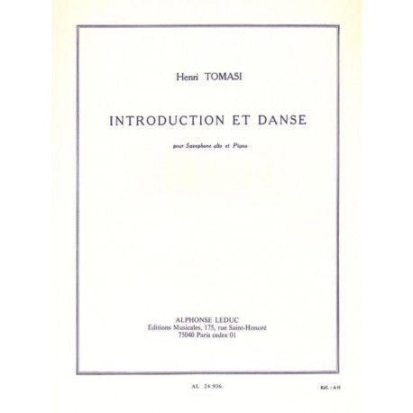 TOMASI Introduction Et Danse