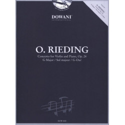 Oskar Rieding Concerto En Sol Maj. Op. 24