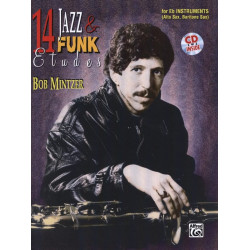 Bob Mintzer 14 Jazz & Funk Etudes AVEC CD.