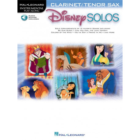 Disney Solos - Clarinet/Tenor Saxophone