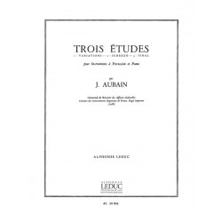 Jean Aubain 3 Etudes