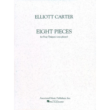 Elliott Carter 8 Pieces eight pieces