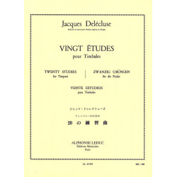 Jacques Delécluse 20 Etudes