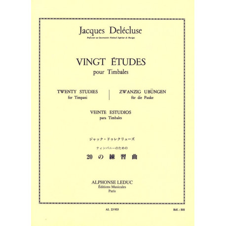 Jacques Delécluse 20 Etudes