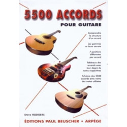 Steve Rodgers 5500 Accords Pour Guitare